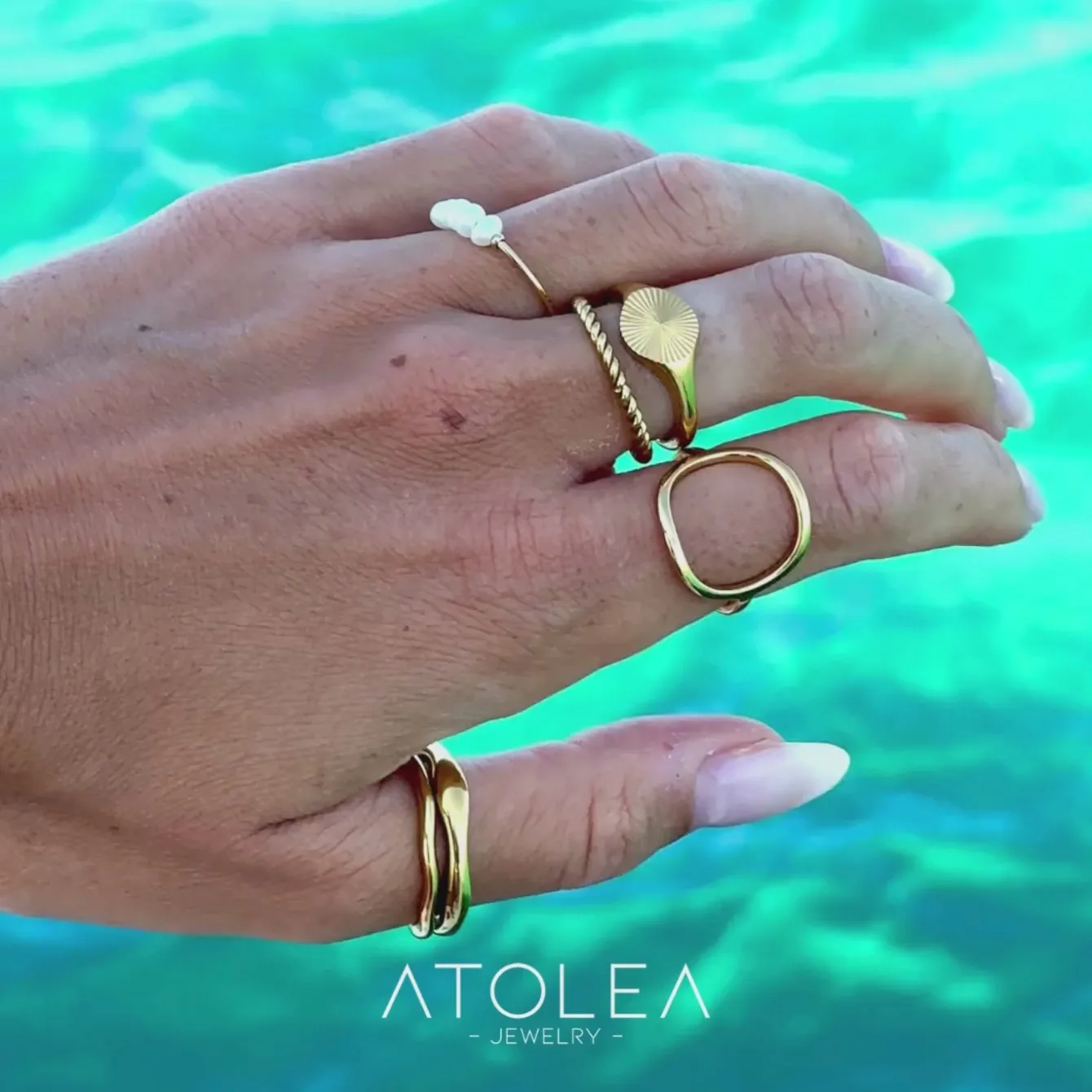 Atolea Jewelry Rings<Bahïa Oval Ring