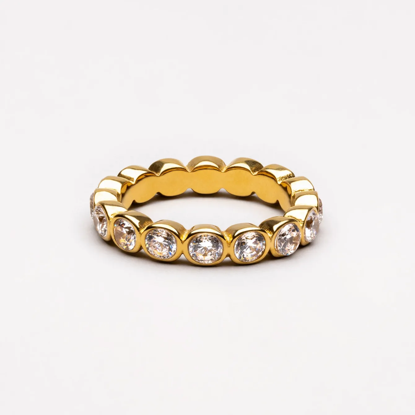 Atolea Jewelry Rings<Beaded Diamond Ring