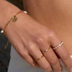 Atolea Jewelry Rings<Beaded Diamond Ring