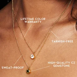 Atolea Jewelry Necklaces<Birthstone Necklace