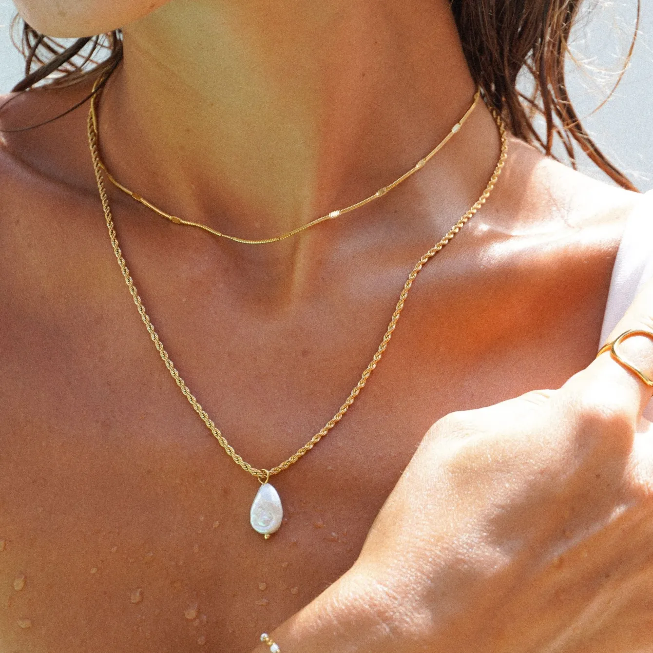 Atolea Jewelry Pearls|Necklaces<Bold Pearl Necklace