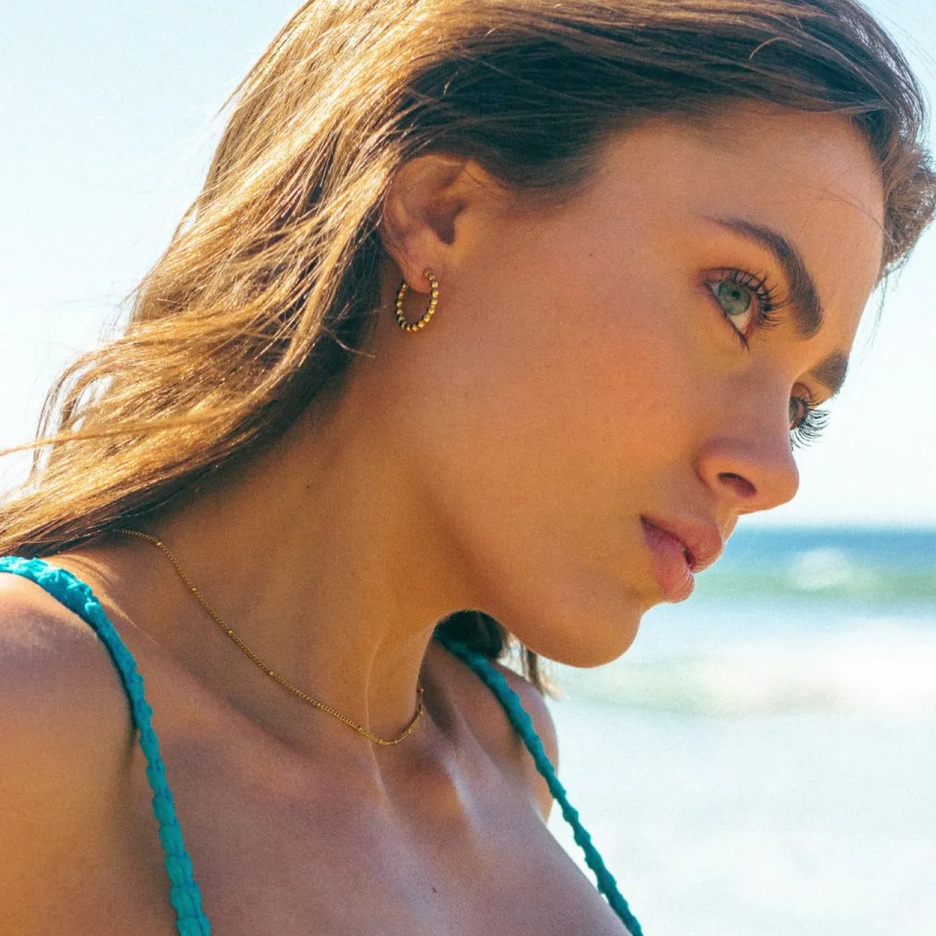 Atolea Jewelry Necklaces<Capri Beaded Choker