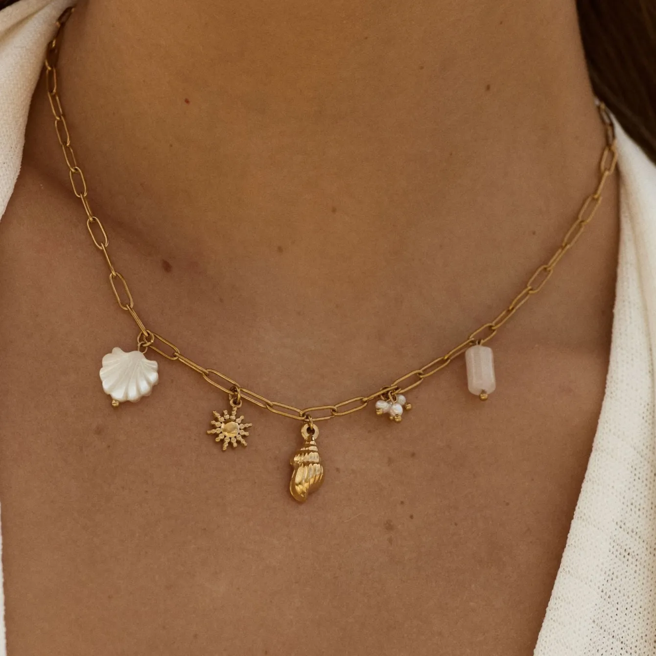 Atolea Jewelry Necklaces<Capri Choker