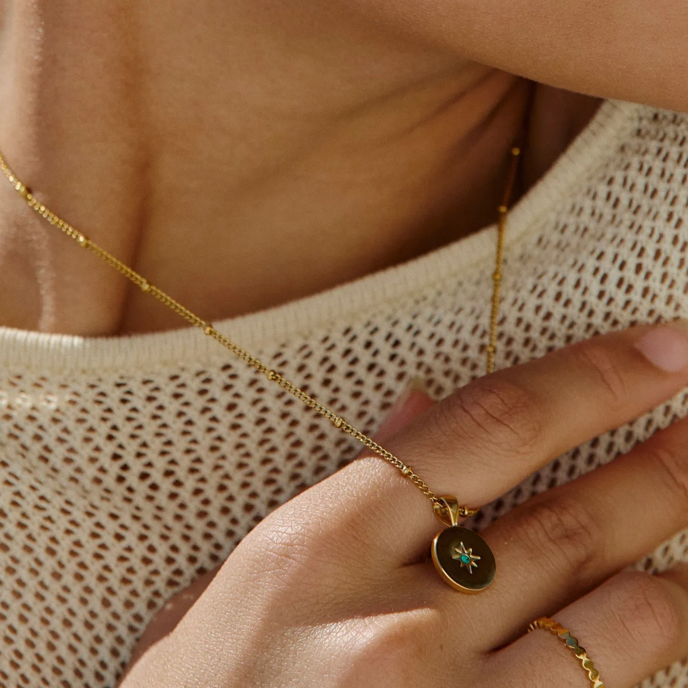 Atolea Jewelry Necklaces<Compass Necklace
