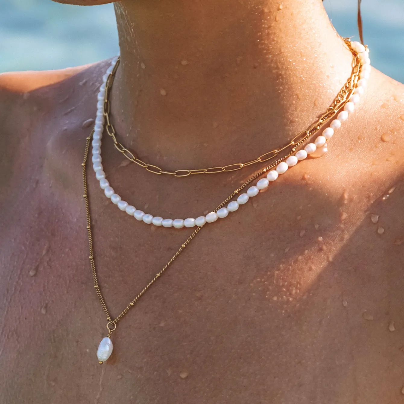 Atolea Jewelry Necklaces<Cozumel Paperclip Choker