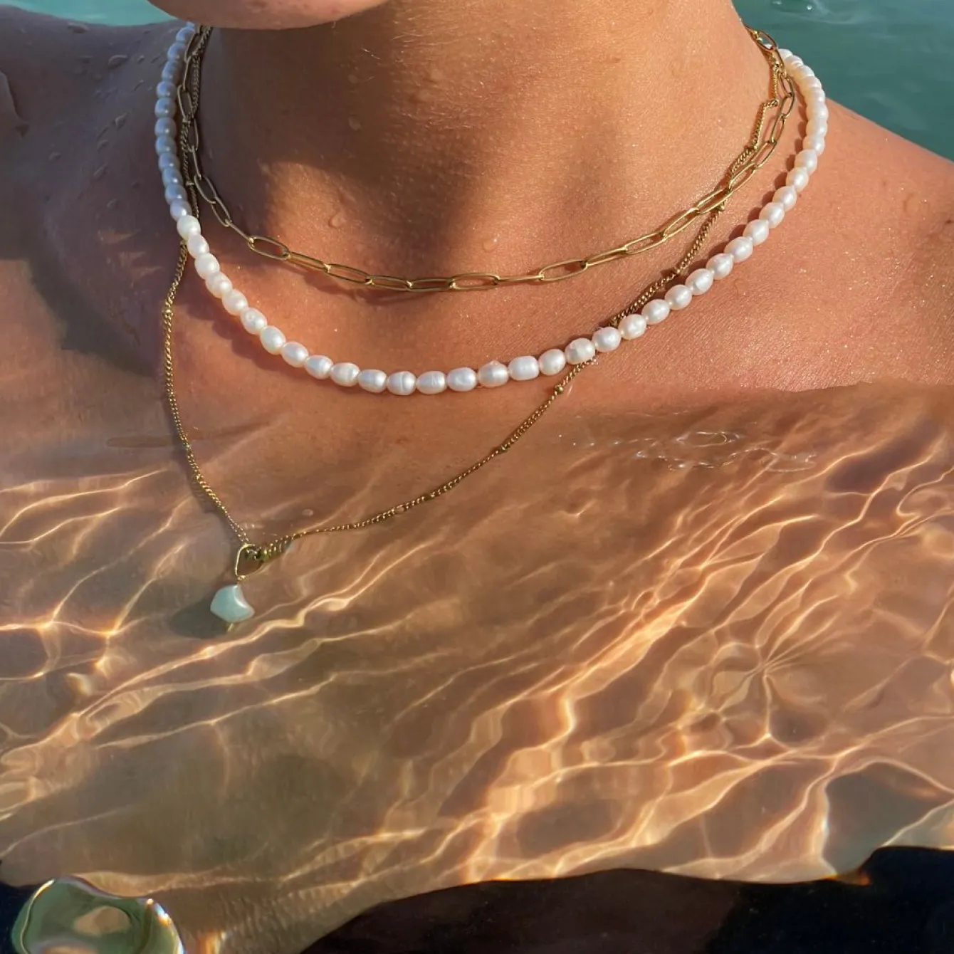 Atolea Jewelry Necklaces<Cozumel Paperclip Choker