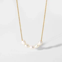 Atolea Jewelry Pearls|Necklaces<Dainty Freshwater Pearl Necklace