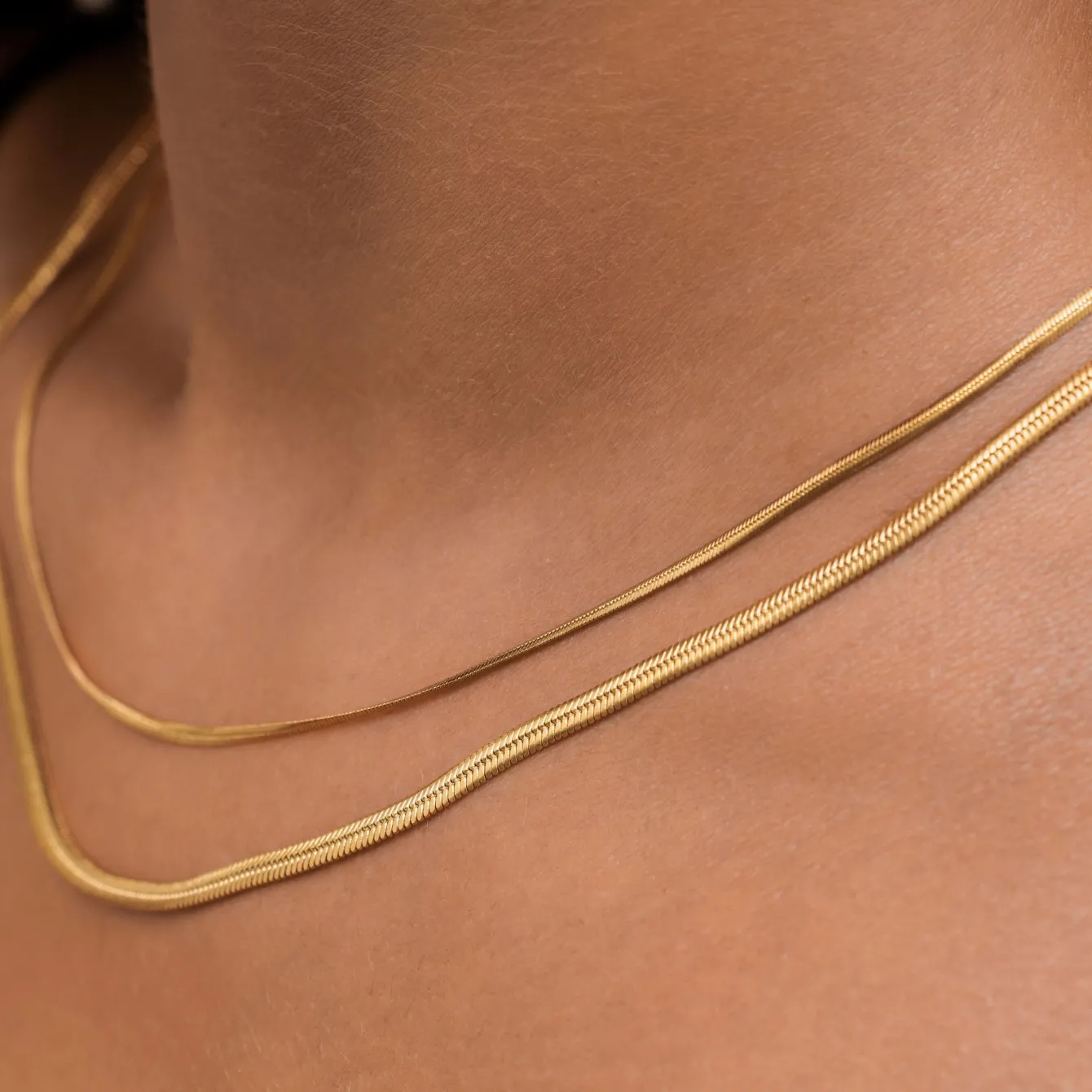 Atolea Jewelry Necklaces<Double Herringbone Choker