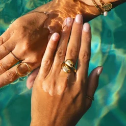 Atolea Jewelry Rings<Double Twist Ring