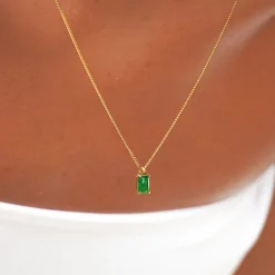 Atolea Jewelry Necklaces<Emerald Necklace