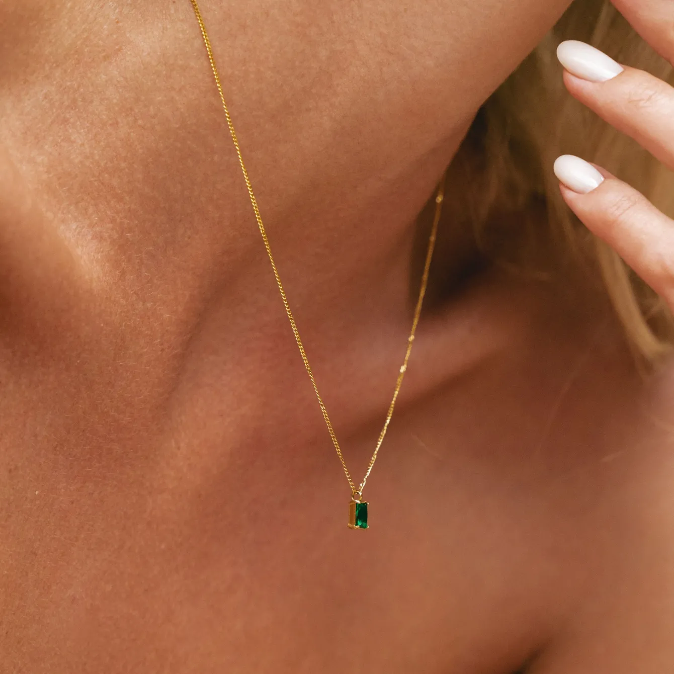 Atolea Jewelry Necklaces<Emerald Necklace