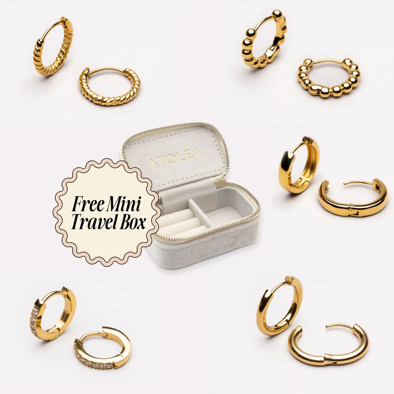 Atolea Jewelry Earrings<Everyday Hoops Bundle
