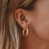 Atolea Jewelry Earrings<Everyday Twisted Hoops