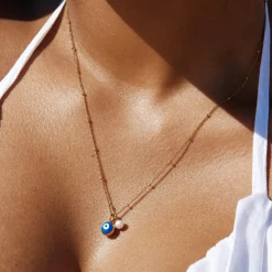 Atolea Jewelry Pearls|Necklaces<Evil Eye Necklace