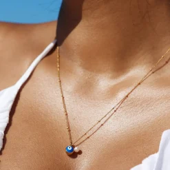 Atolea Jewelry Pearls|Necklaces<Evil Eye Necklace