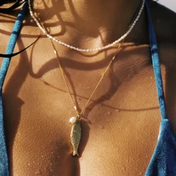 Atolea Jewelry Pearls|Necklaces<Fish Necklace