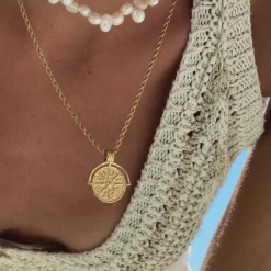Atolea Jewelry Necklaces<Golden Sun Necklace
