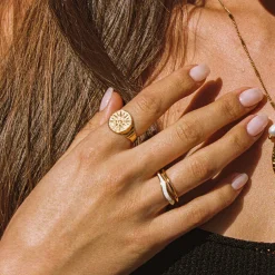 Atolea Jewelry Rings<Golden Sun Ring