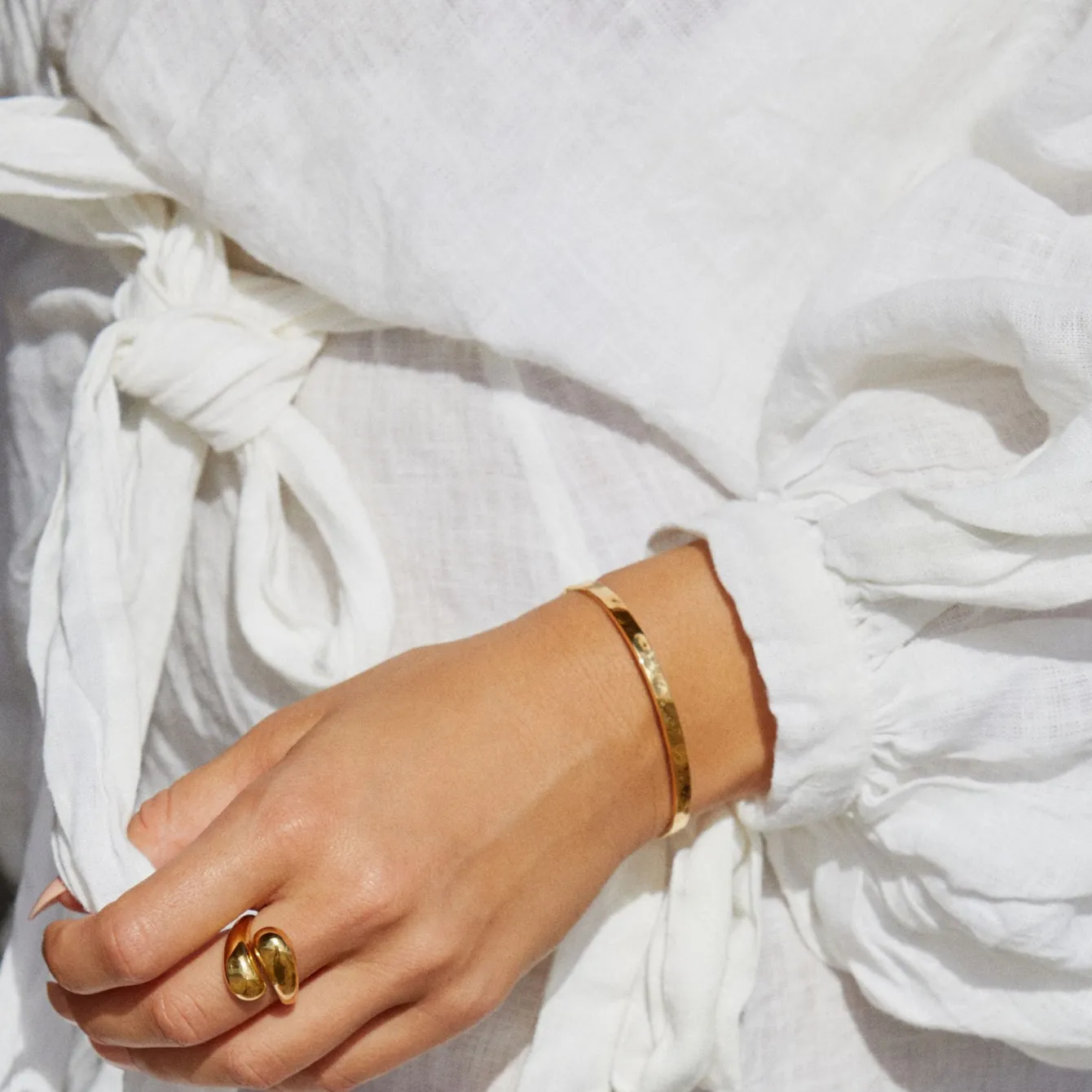Atolea Jewelry Bracelets<Hammered Cuff