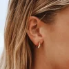 Atolea Jewelry Earrings<Hexagon Huggies