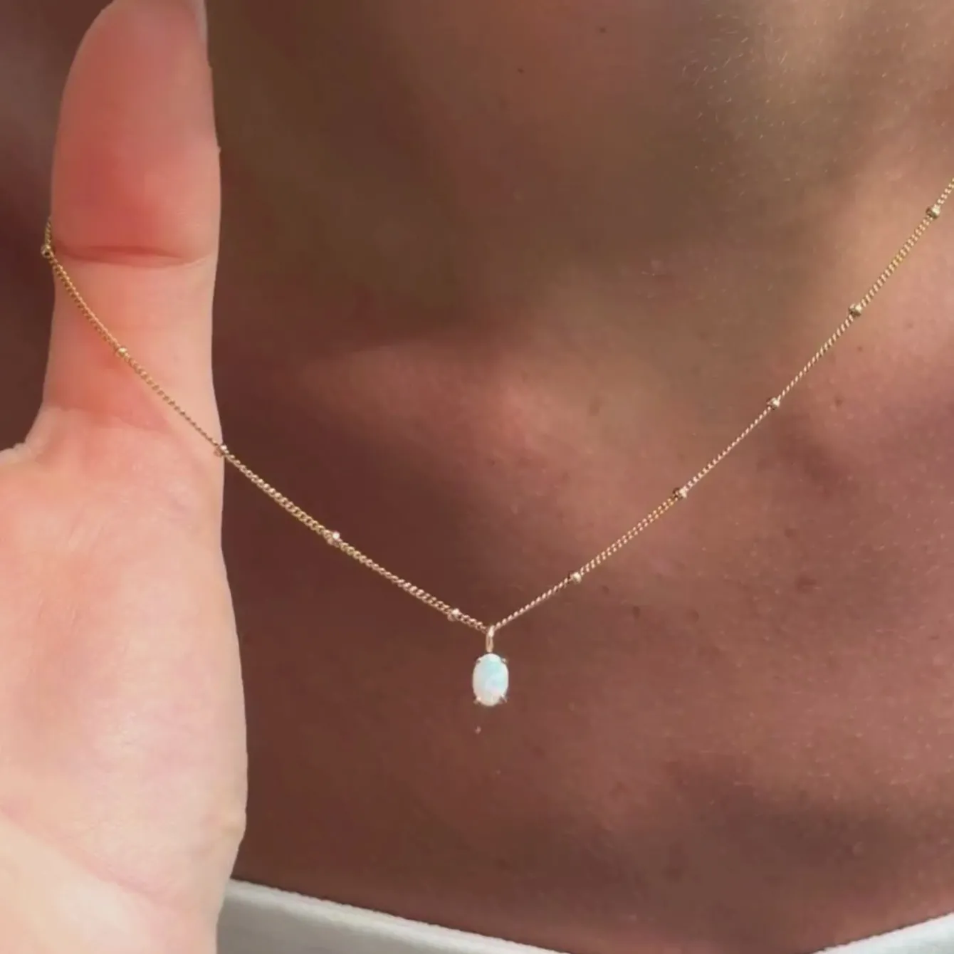 Atolea Jewelry Necklaces<Opal Necklace