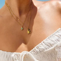 Atolea Jewelry Necklaces<Opal Turtle Necklace