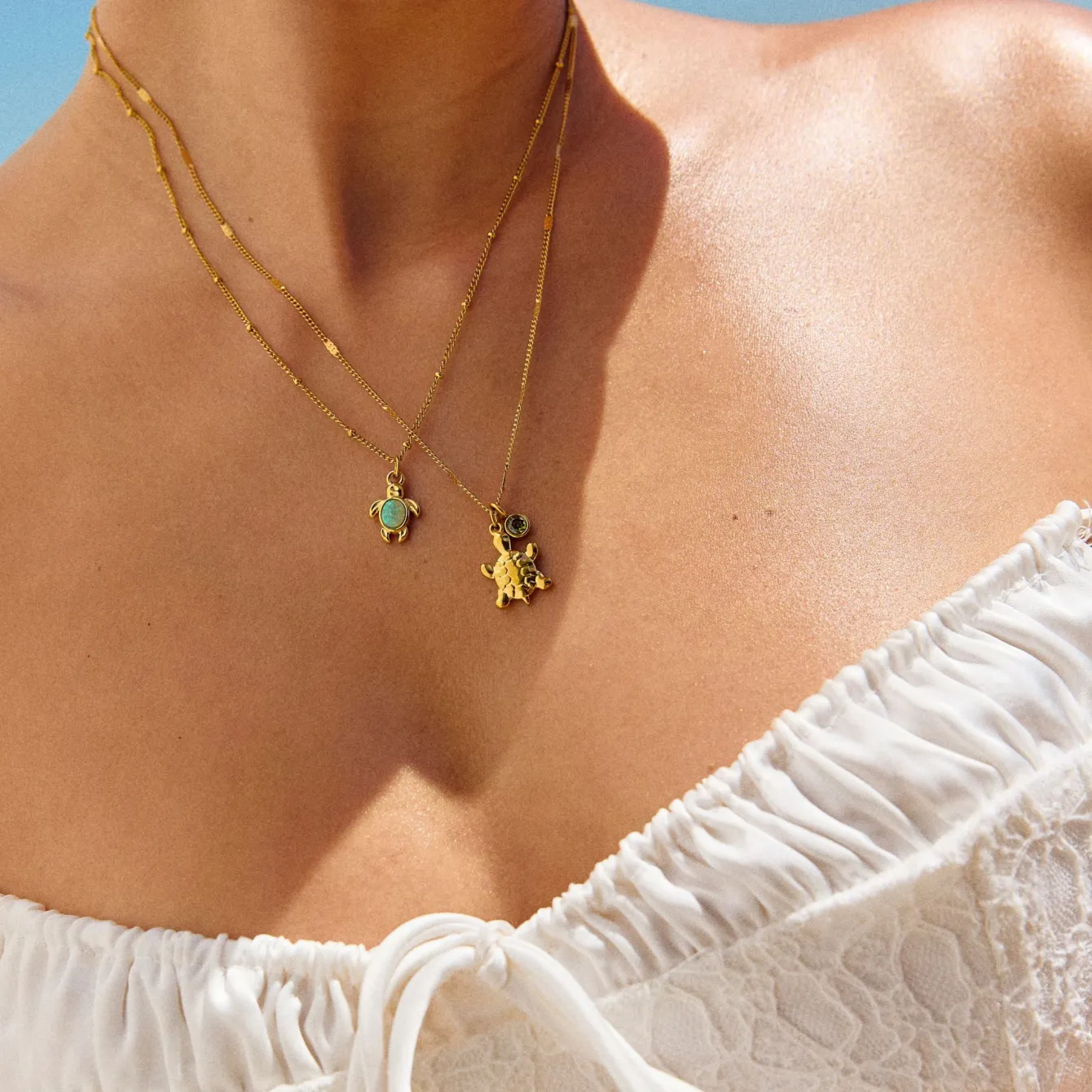 Atolea Jewelry Necklaces<Opal Turtle Necklace