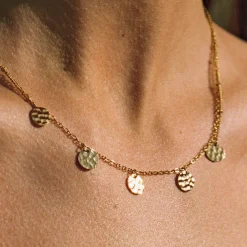 Atolea Jewelry Necklaces<Sun Coins Choker