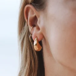 Atolea Jewelry Earrings<Teardrop Hoop Earrings