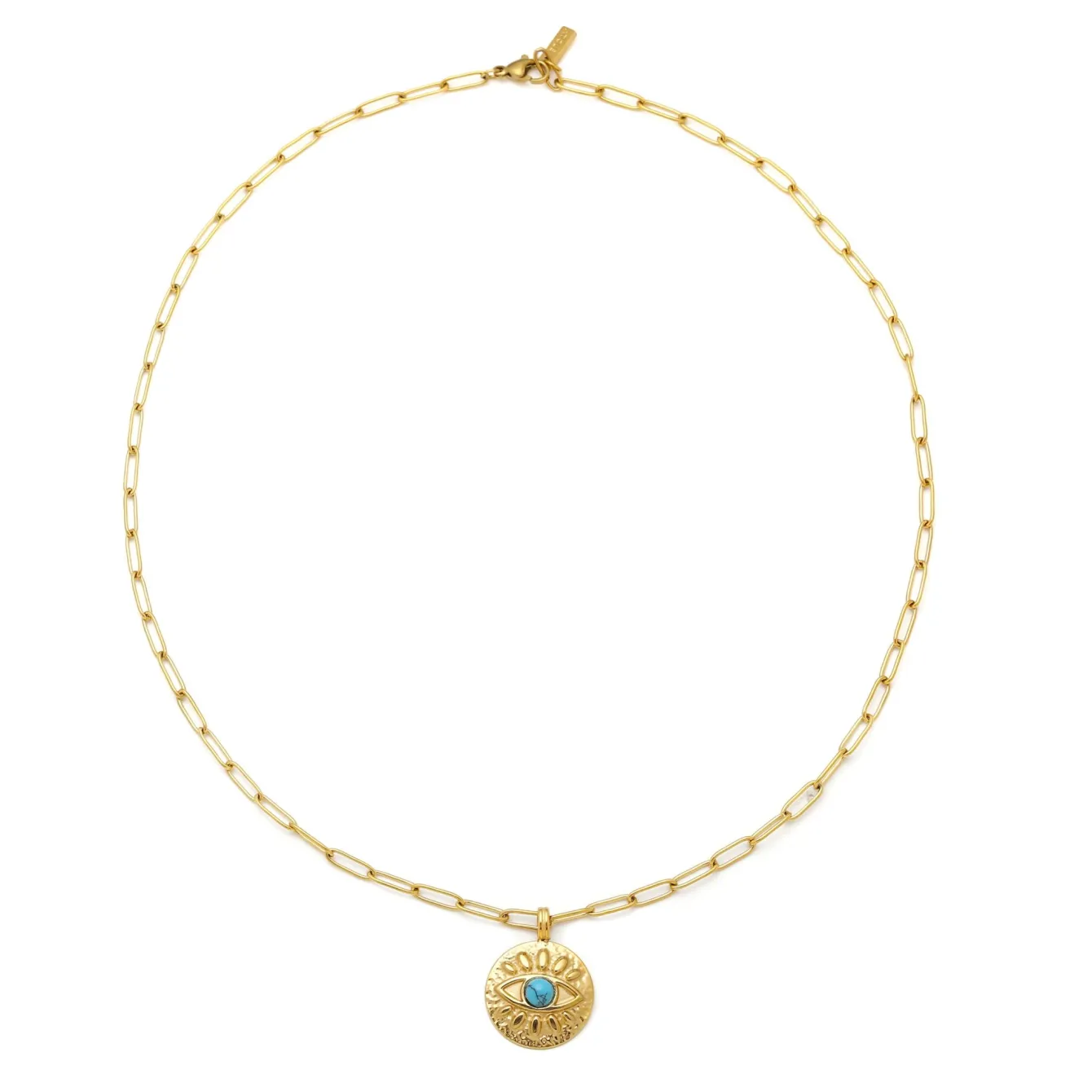 Atolea Jewelry Necklaces<Turquoise Evil Eye Necklace