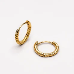 Atolea Jewelry Earrings<Twisted Hoops Earrings