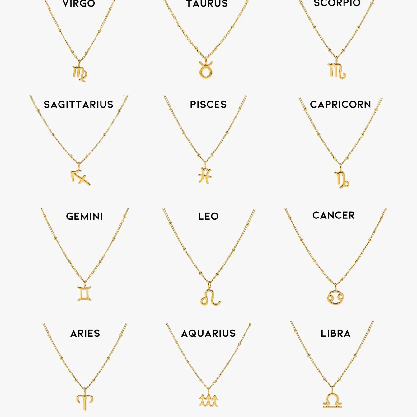 Atolea Jewelry Necklaces<Zodiac Necklace